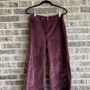 Corduroy Burgundy Pants
